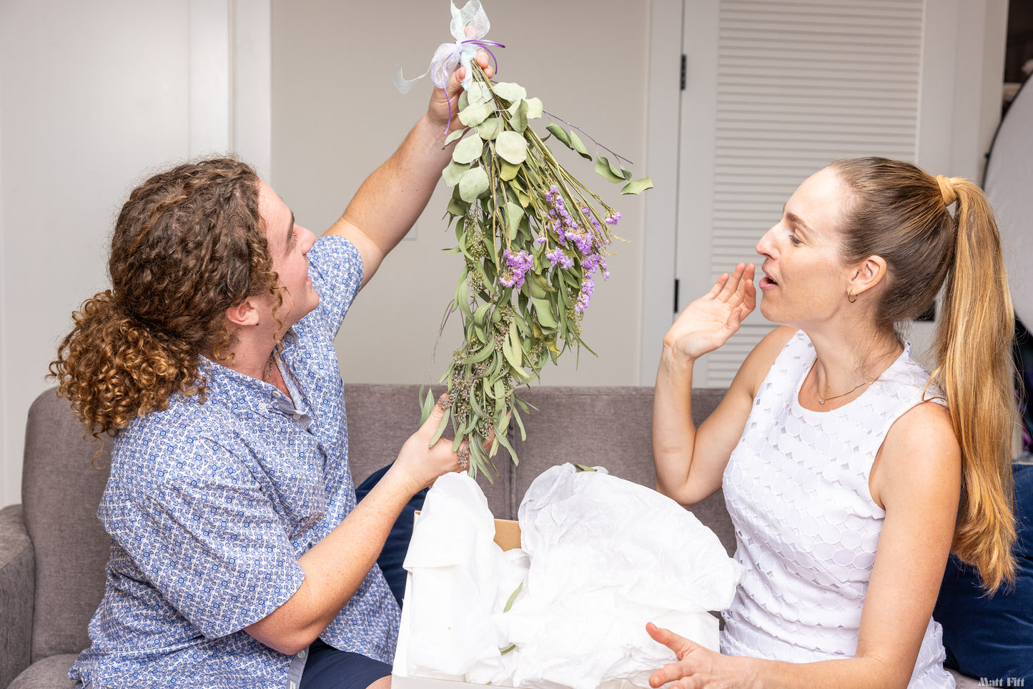Eucalyptus and Lavender Shower Bouquet