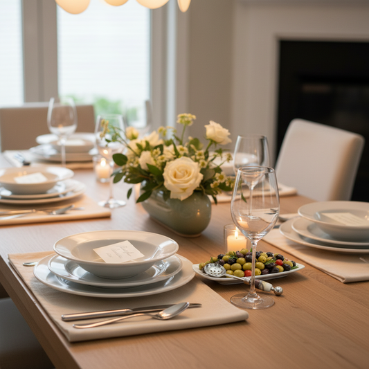 Artistic table setting